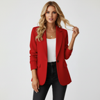 Women's Tailored Slim Fit Blazer – Professional Office Blazer – Madison