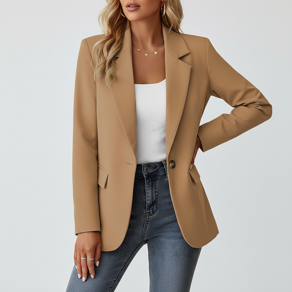 Women's Tailored Slim Fit Blazer – Professional Office Blazer – Madison