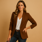 Women's Figure-Flattering Blazer – Slim Fit Office Blazer – Avery