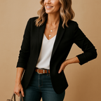 Women's Figure-Flattering Blazer – Slim Fit Office Blazer – Avery