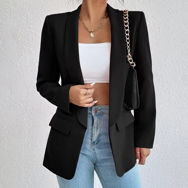 Women's Slim Fit Blazer – Elegant Office Blazer – Brooklyn