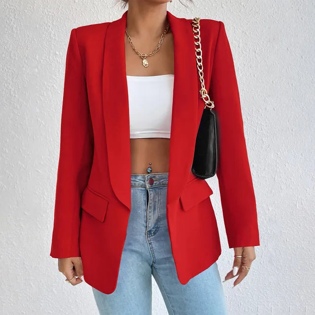 Women's Slim Fit Blazer – Elegant Office Blazer – Brooklyn