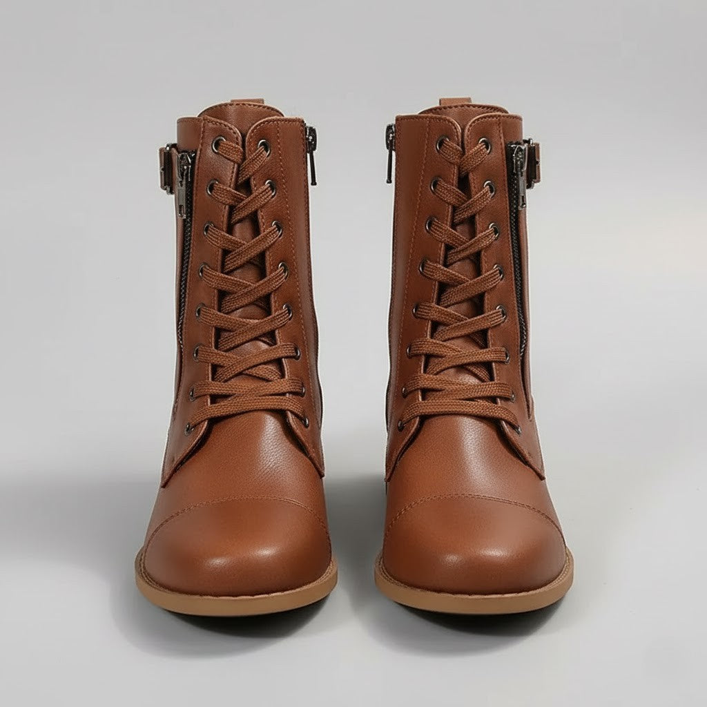 Women's Ankle Boots – Orthopedic Zip-Up Boots – Bonnie