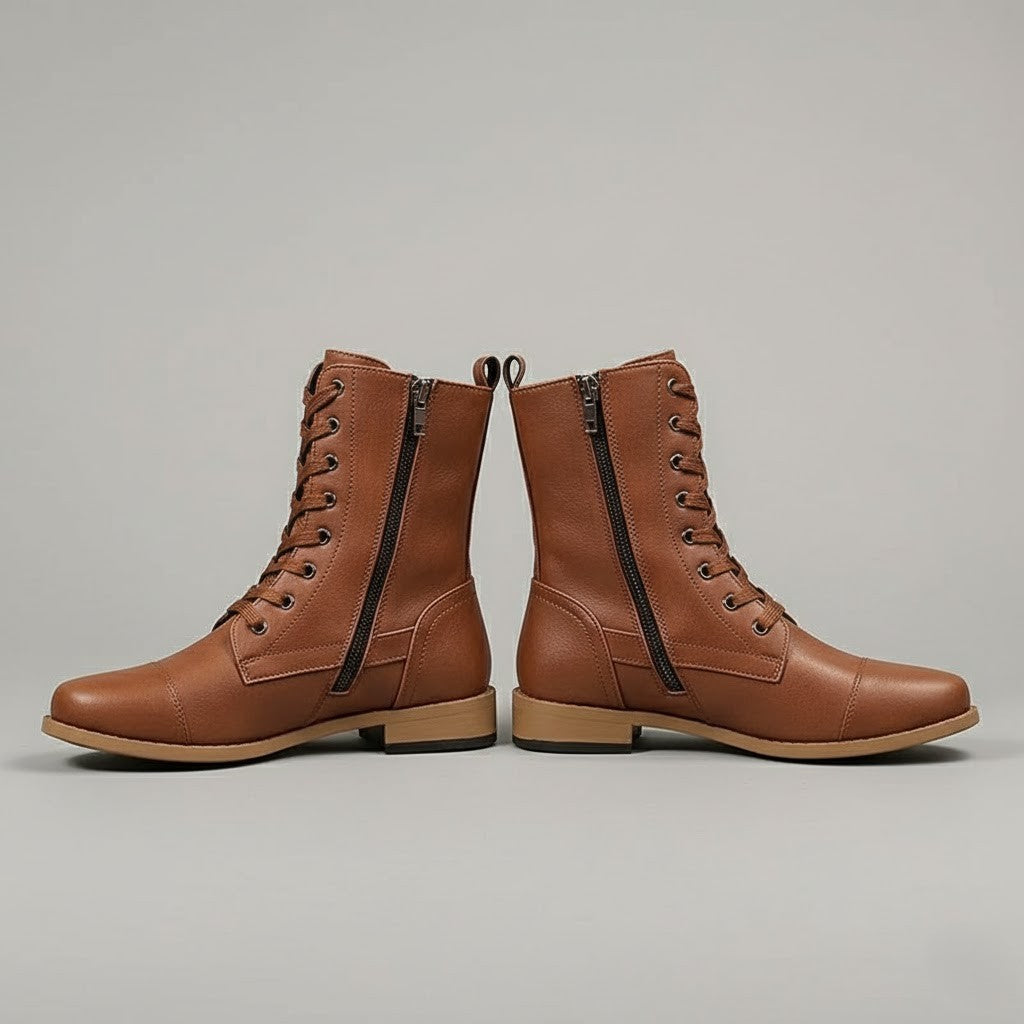 Women's Ankle Boots – Orthopedic Zip-Up Boots – Bonnie