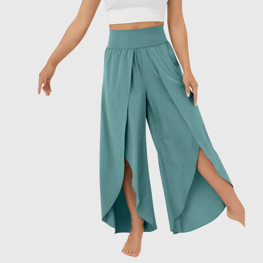 Women's Wide Leg Pants – Boho Casual Pants – Magdalena