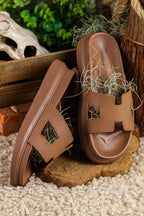 Women's Slippers with Cushioned Footbed and Open Toe