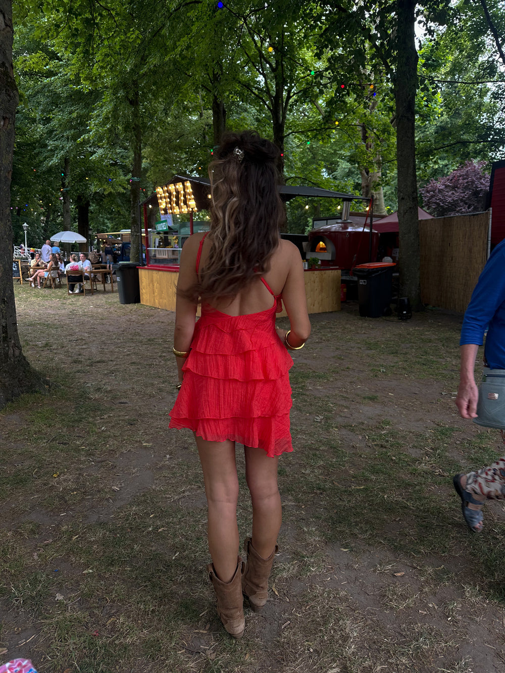 Women's One-Shoulder Mini Dress – Ruffle Party Dress