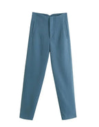 Women's Straight Leg Dress Pants – Wrinkle Resistant Tailored Trousers