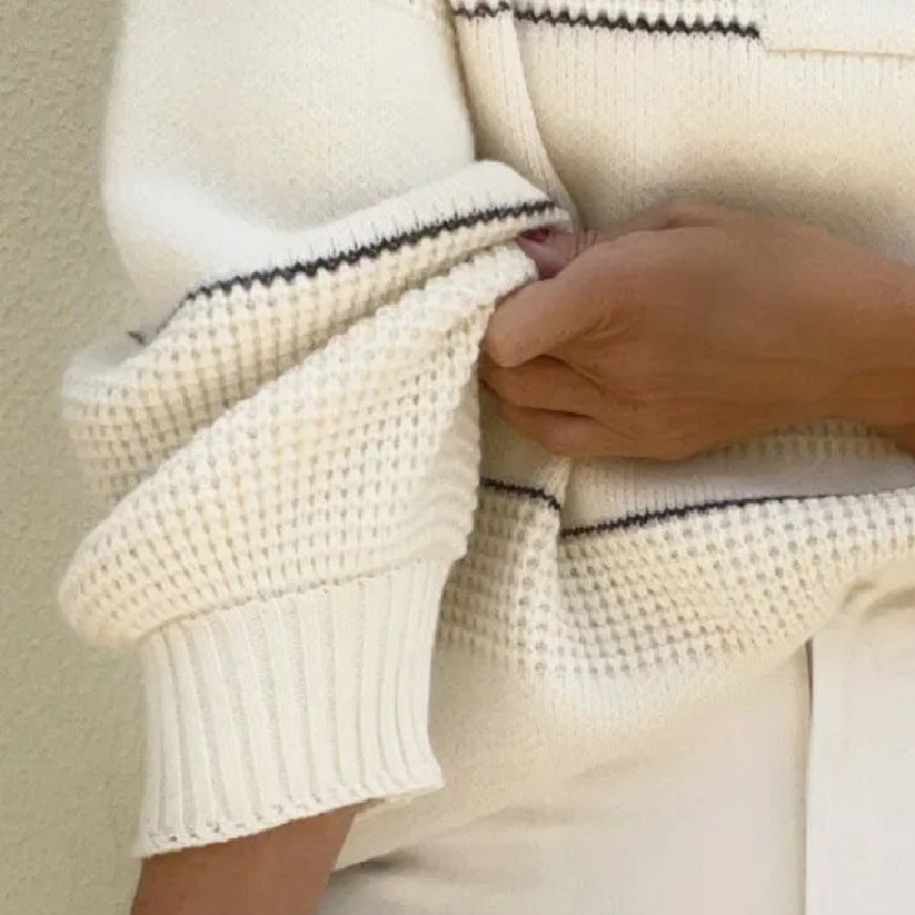 Women's Classic Sweater – Relaxed Long Sleeve Knit Pullover