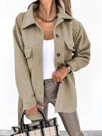 Women's Zip Front Windbreaker – Lightweight Casual Outdoor Jacket