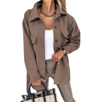 Women's Zip Front Windbreaker – Lightweight Casual Outdoor Jacket