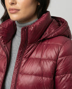 Women's Packable Hooded Puffer Jacket – Ultralight Transitional Jacket