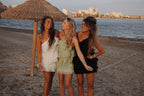 Women's One-Shoulder Mini Dress – Ruffle Party Dress