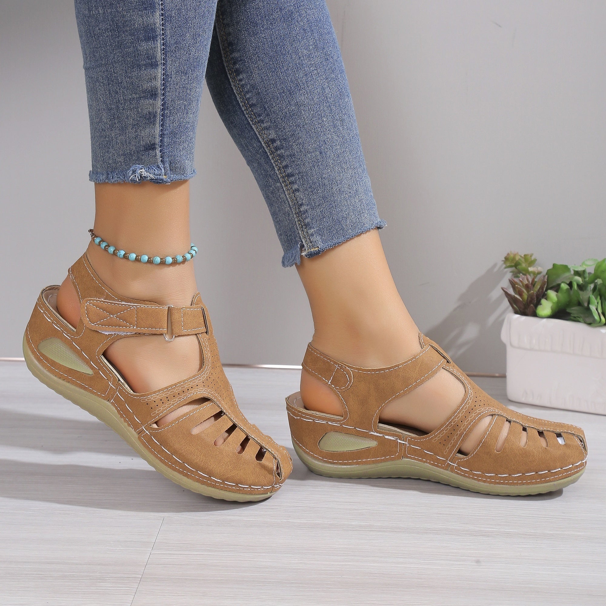 Women's Platform Sandals – Orthopedic Walking Sandals – Janet