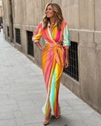 Women's Printed Maxi Dress – Vacation Summer Dress