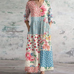 Women's Vintage Maxi Dress – Elegant Occasion Dress – Eleanor