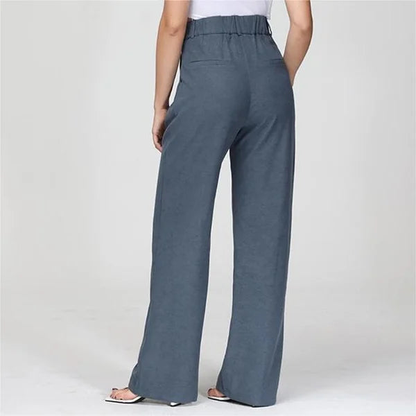 Women's High Waist Flare Pants – Fitted Flared Leg Dress Trousers