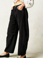 Women's Wide Leg Pants – Printed Casual Pants – Gabriela