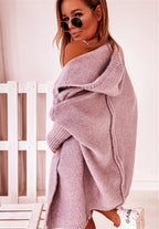 Women's Oversized Longline Cardigan – Relaxed Statement Sleeve Cardigan