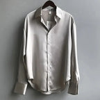 Women's Long Sleeve Button Blouse – Classic Button Front Blouse