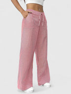 Women's Elastic Waist Pants – Relaxed Wide Leg Pants