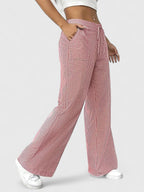 Women's Elastic Waist Pants – Relaxed Wide Leg Pants