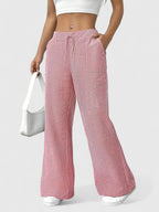 Women's Elastic Waist Pants – Relaxed Wide Leg Pants