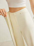 Women's Wrap Front Pants – Wide Leg Statement Pants