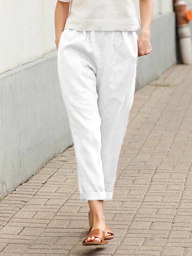 Women's Elegant Wide Leg Pants – High Waist Office Pants