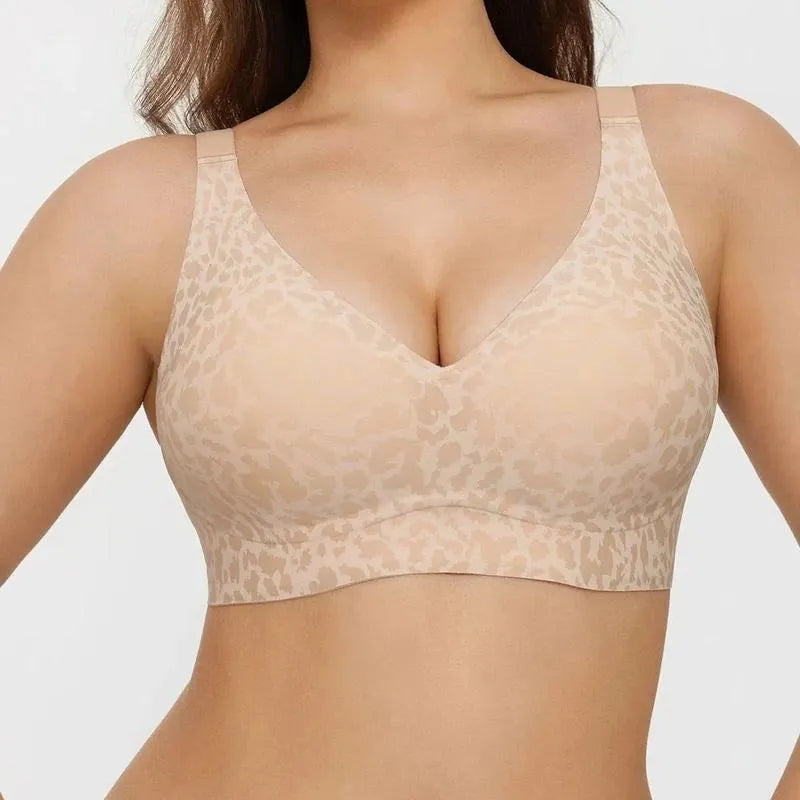 Women's Soft Wireless Bra – Seamless Everyday Comfort Support Bra