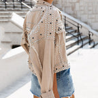 Women's Button Front Jean Jacket – Classic Casual Everyday Jacket
