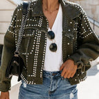 Women's Button Front Jean Jacket – Classic Casual Everyday Jacket