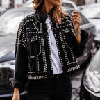 Women's Button Front Jean Jacket – Classic Casual Everyday Jacket