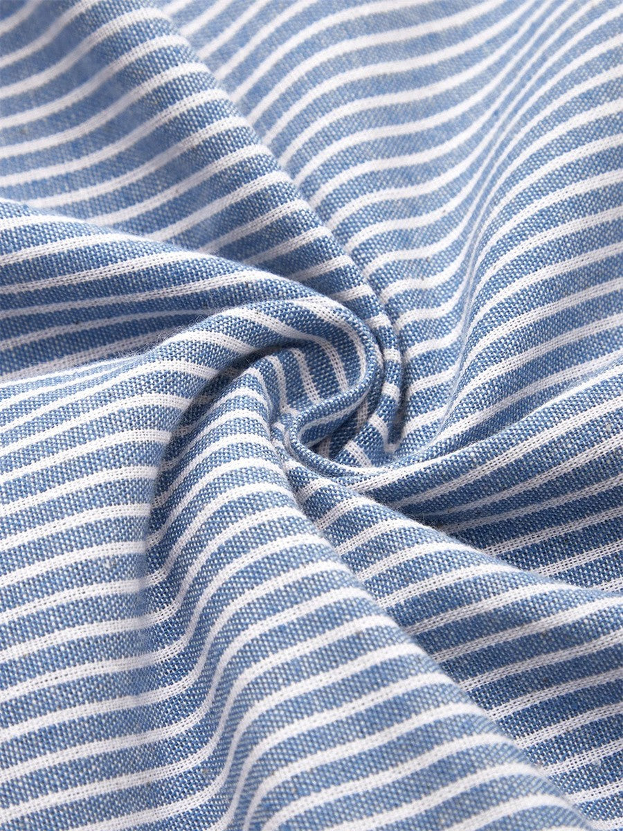 Women's Striped Midi Dress – Casual Summer Dress – Wanda