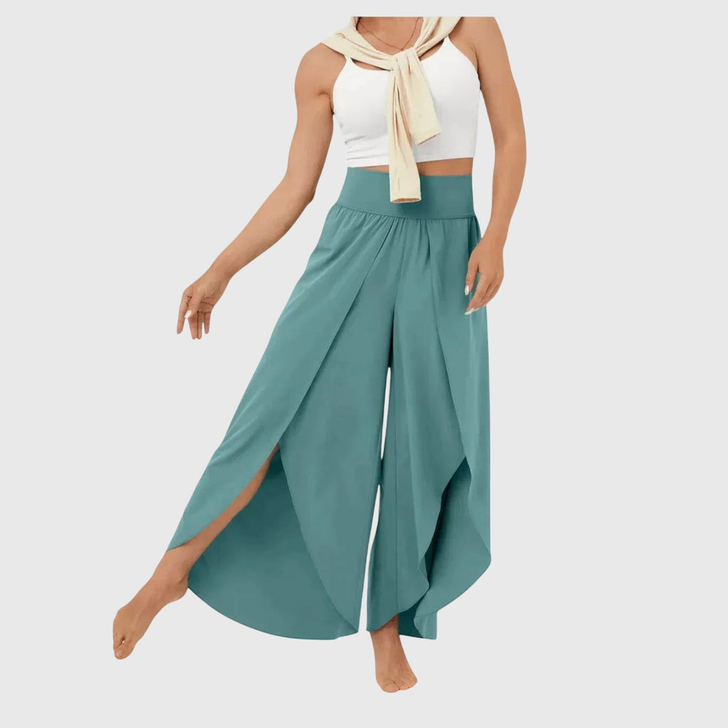 Women's Wide Leg Pants – Boho Casual Pants – Magdalena
