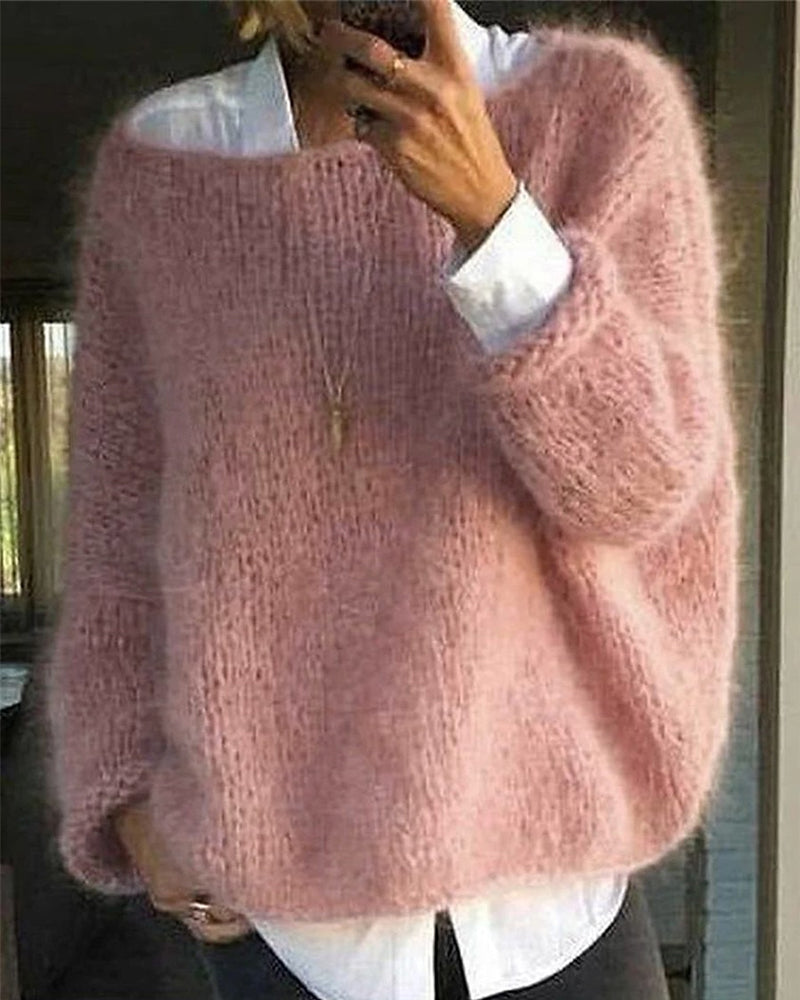 Women's Knit Sweater – Long Sleeve Casual Sweater – Abigail
