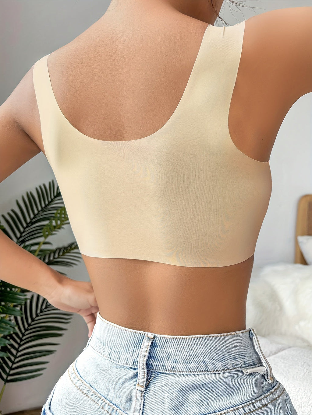 Women's Wireless Front Closure Bra – Adjustable Support Everyday Bra
