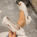 Women's Orthopedic Heeled Sandals – Arch Support Dress Sandals