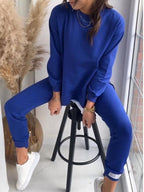 Women's Matching Lounge Set – Relaxed Sweatshirt & Pants