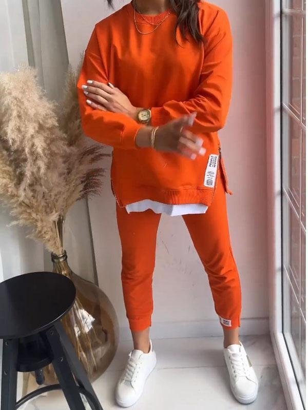 Women's Matching Lounge Set – Relaxed Sweatshirt & Pants