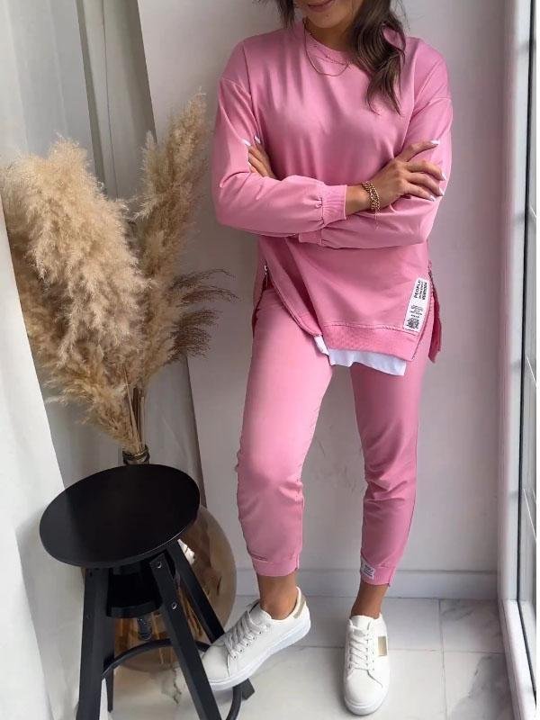 Women's Matching Lounge Set – Relaxed Sweatshirt & Pants