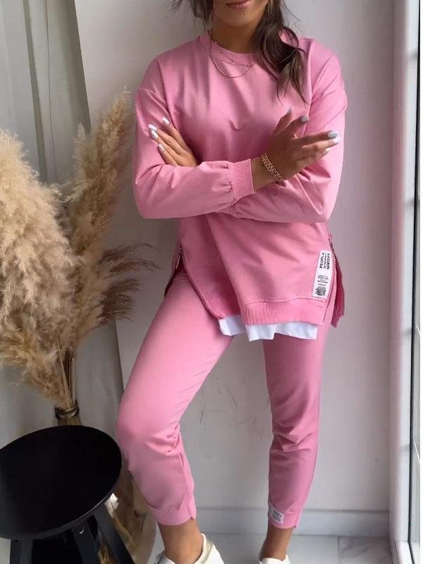 Women's Matching Lounge Set – Relaxed Sweatshirt & Pants