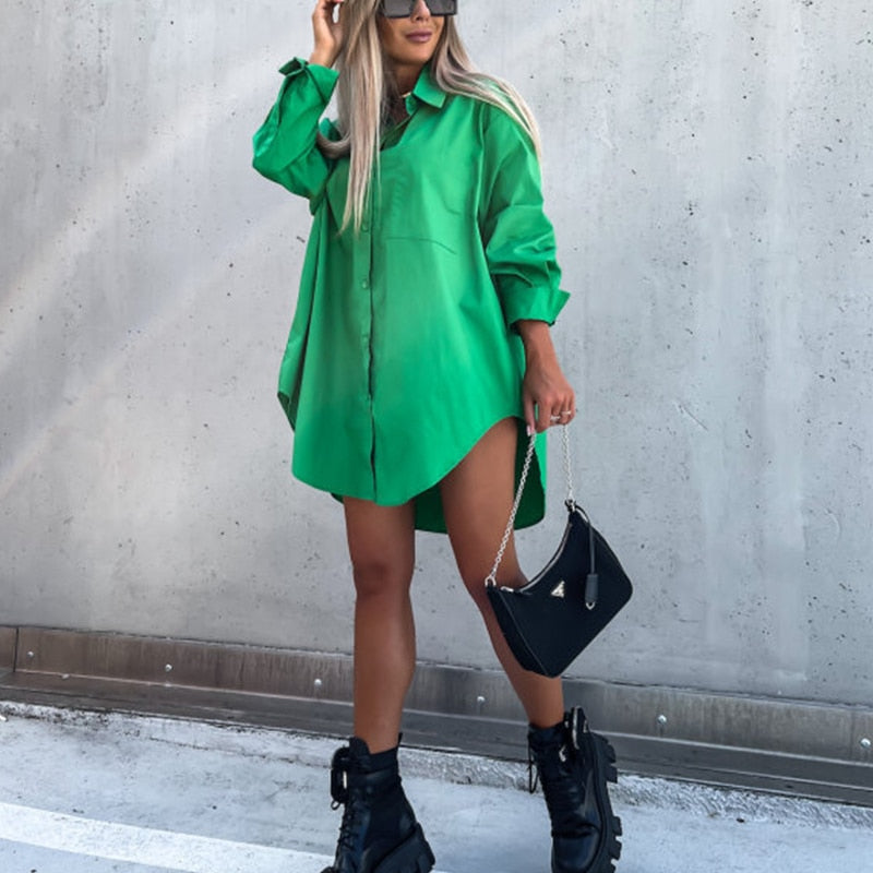 Women's Casual Blouse – Oversized Relaxed Fit Blouse – Esmée