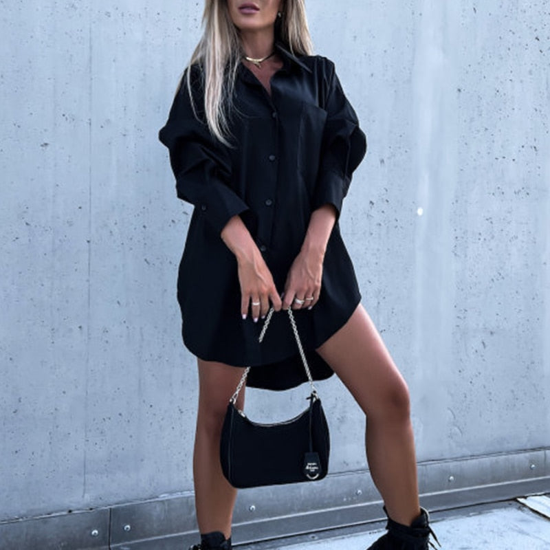 Women's Casual Blouse – Oversized Relaxed Fit Blouse – Esmée