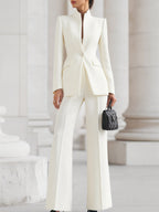 Women's Work Set – Blazer Pants Two-Piece Set – Sharie