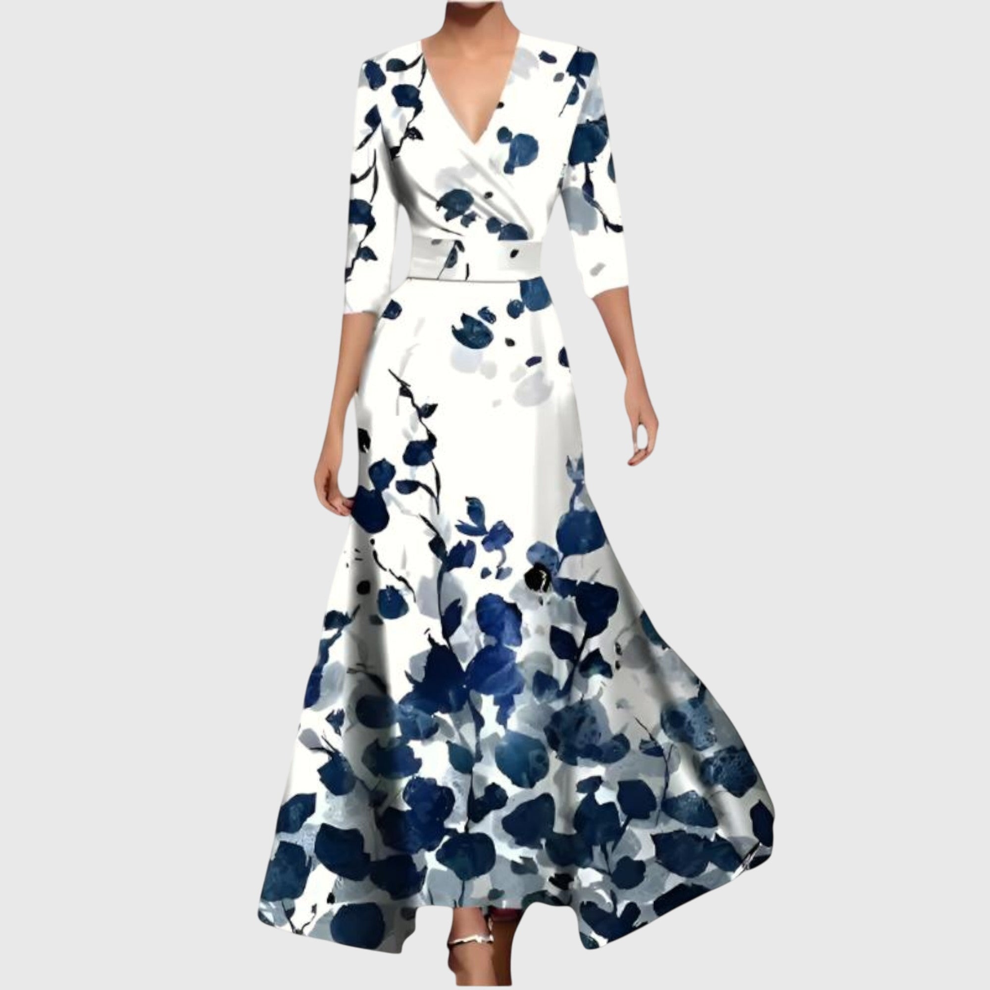 Dorothy | Elegant Long Sleeve Maxi Dress