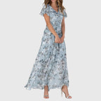 Women's Maxi Dress – Flattering Fit Occasion Dress – Elaria