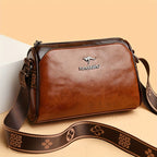 Women's Adjustable Strap Shoulder Bag – Multi-Compartment Handbag – Eleanor