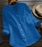 Women's Relaxed Button-Up Shirt – Casual Summer Shirt