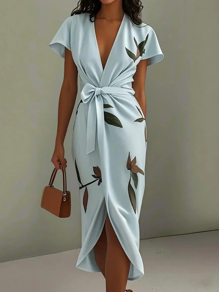 Women's Floral Day-to-Evening Dress – Flowy Feminine Occasion Dress